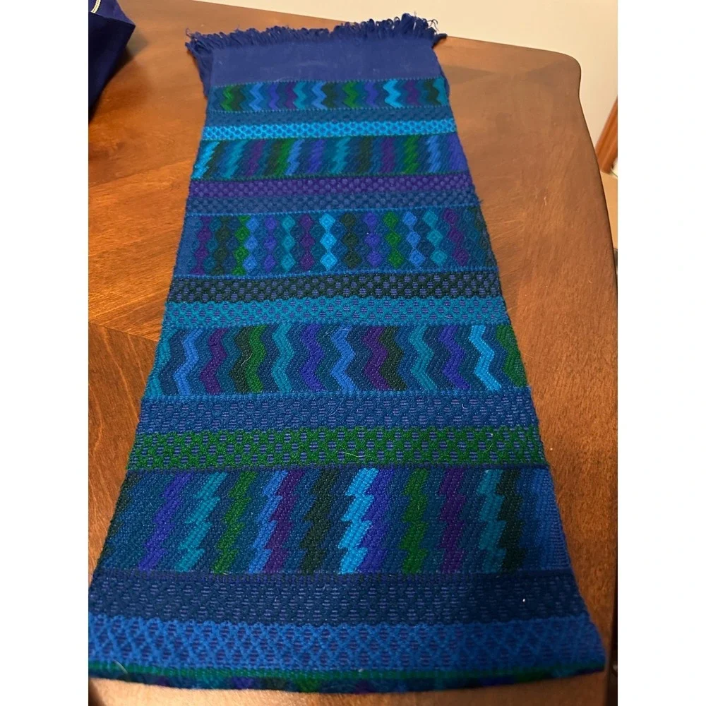 Vintage Traditional Guatemalan Handwoven Table Runner 42x16 inches